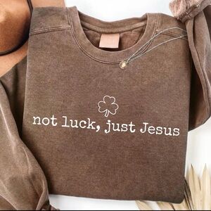 Brown Graphic Sweatshirt